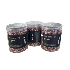 3 WAKSE 'Rose Gold' HARD WAX BEANS FACE & BODY HAIR REMOVAL - 12.8 oz./ 360g