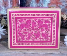 Lacquer Box Shapeshifter & Birds Wood Handmade Olinal&aacute; Mexican Folk Art Medium