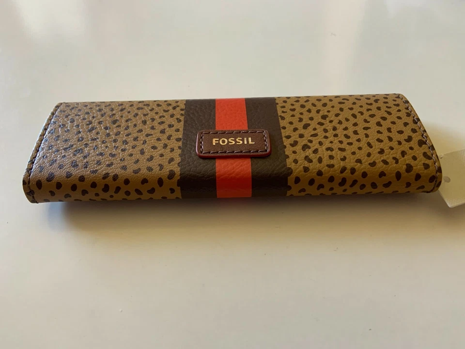 NUEVO Fossil SWL2532253 Sofia Gafas de Sol Estampado Guepardo Urbano Marrón $24 Foto 4 de 4