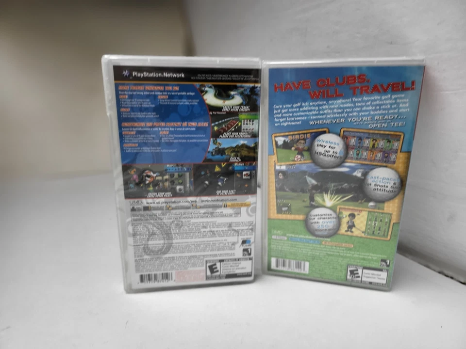 2 NEW MINT Factory Sealed SONY PSP Games Hot Shots Golf & ModNation Racer - Image 2 of 4