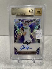 2020 Leaf Flash Justin Herbert Purple Autographs Rookie RC Auto /25 BGS 9.5/10