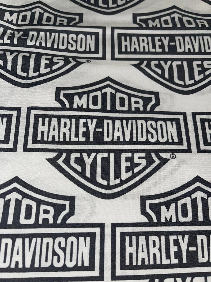Harley davidson material to sew deals