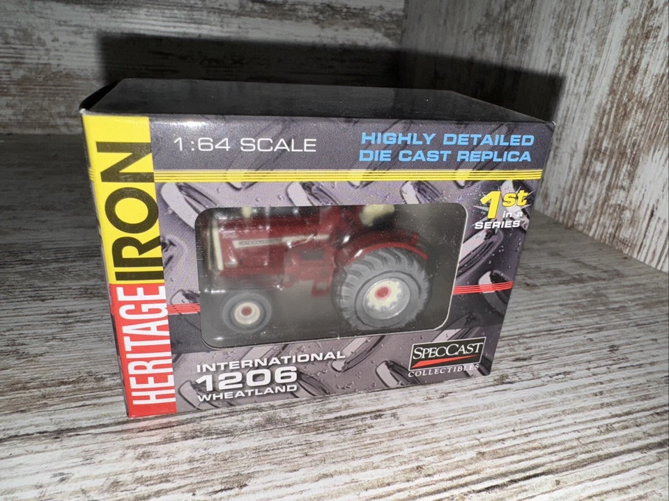 1/64 International 1206 Wheatland Tractor Heritage Iron Open Station Spec Cast - Image 4 of 4