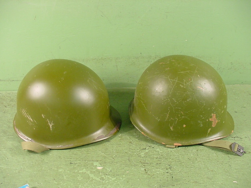 Vintage Vietnam Era Danish Surplus Military Metal Helmets Only Lot Of 2 Helmets eBay