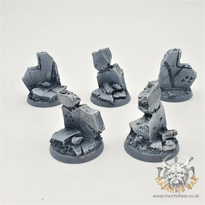 40mm jump flight resin Urban Rubble bases, horus heresy suppressors primaris