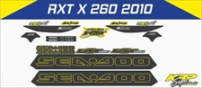 SEADOO RXT X 260 2010 Graphics / Decal / Sticker Kit CUSTOM Yellow