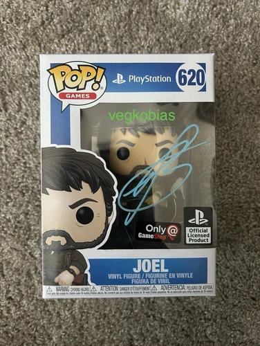 Last Of Us Funko Pop: Joel GameStop 620 Signed By Troy Baker