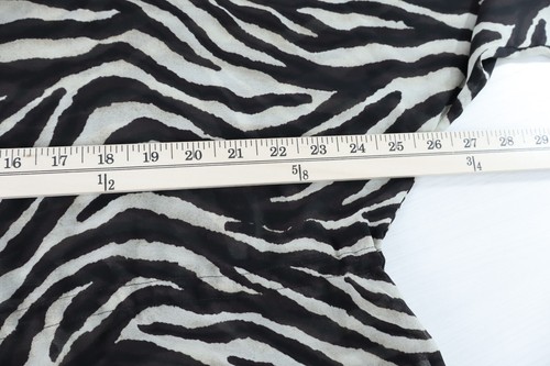 CHAPS Women's Sheer Polyester Poncho Blouse Kimono Sleeve Animal Print Size 1X - Picture 14 of 17