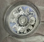 2021 Great Britain Queen’s Beasts Completer 1 oz Silver Proof Coin