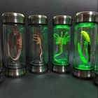 Alien Glow Jar Xenomorph Specimen Facehugger Embryo Glass Jar Movie Prop Replica