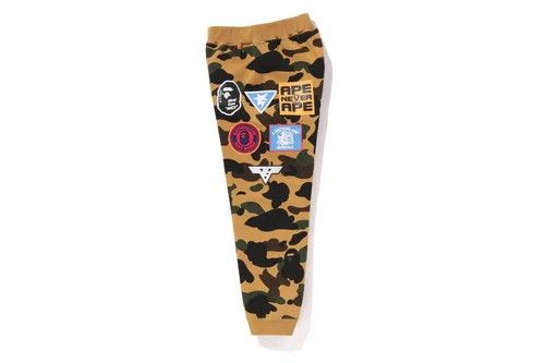 A Bathing Ape Kids Sweatpants 2025 Model 1ST CAMO Pattern Various PATCH PRINT JP - Picture 8 of 10