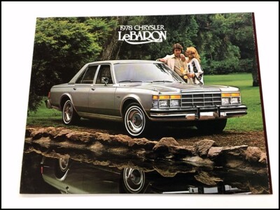 1978 Chrysler LeBaron 14-page Original Car  Sales Brochure Catalog