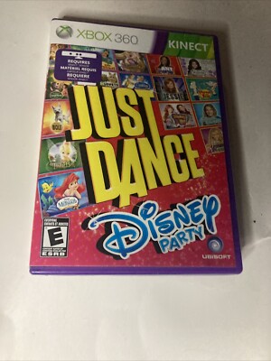 Just Dance Disney Party Microsoft Xbox 360 2012 No Manual