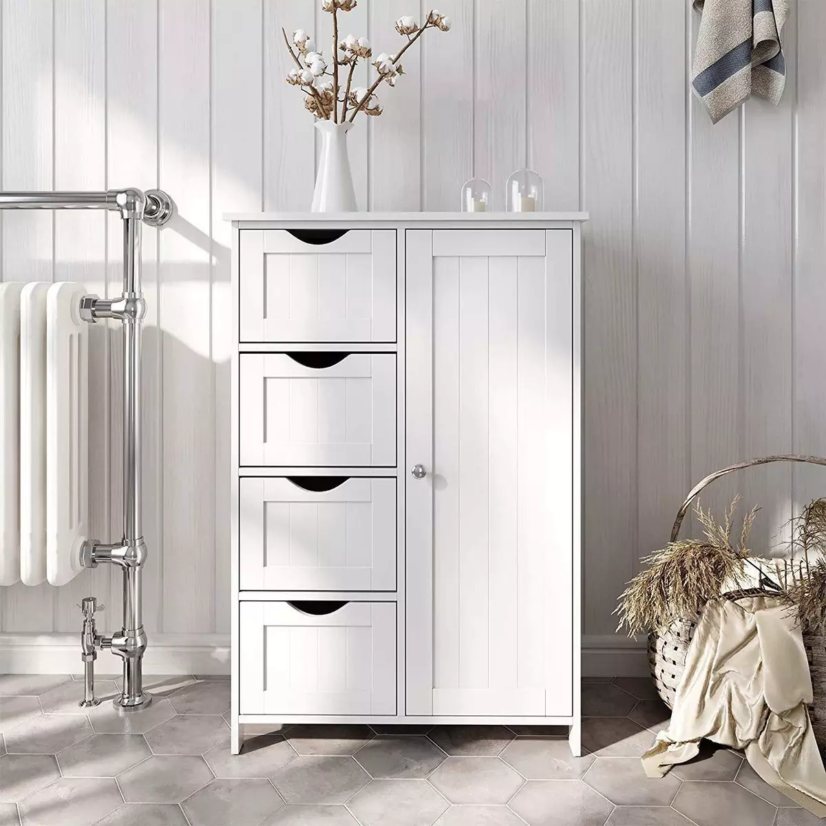 4 drawer dresser shelf cabinet storage discount home bedroom furniture white