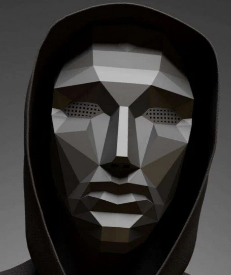 Máscara Front Man COMPLETAMENTE AJUSTABLE Inspirada en 3D Impresa Cosplay Accesorio- Foto 2 de 4