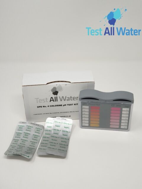 Test All Water DPD No 4 & pH Water Test Block and tablets