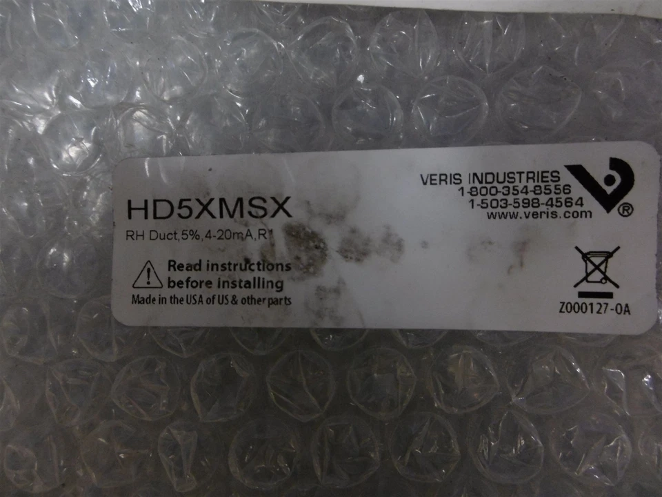 Veris Industries Humidity Sensor Ducting Sensor HD5XMSX - Image 3 of 4