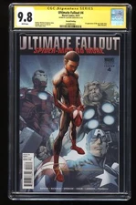 Ultimate Fallout #4 CGC NM/M 9.8 Signed SS Clayton Crain 2nd Print Marvel 2011