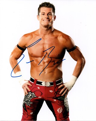 Matt Sydal Signed 8x10 Pro Wrestling Photos Wrestler Evan Bourne WWE AEW 1