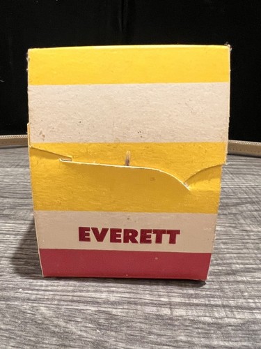 1958 SELTEN RARITÄT EVERETT PA 1 Pint Box Everett Milk & Ice Cream Co Werbung BOX - Bild 3 von 13