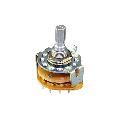 Stufenschalter 2P6T Drehschalter 2 Pole 6 Positionen 250V / 0,3A Rotary Switch