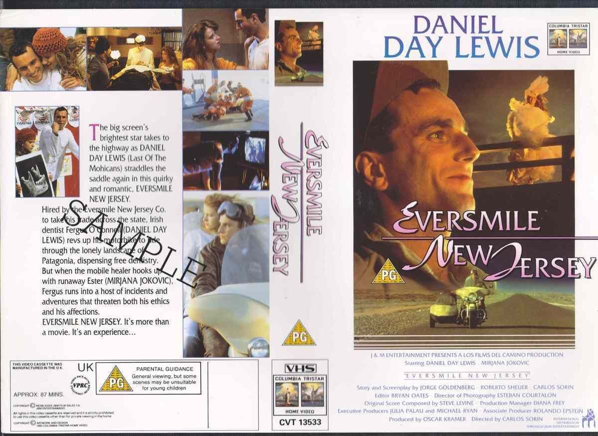 løfte op kubiske pude Eversmile New Jersey, Daniel Day Lewis VHS Video Promo Sample  Sleeve/Cover#9181 | eBay