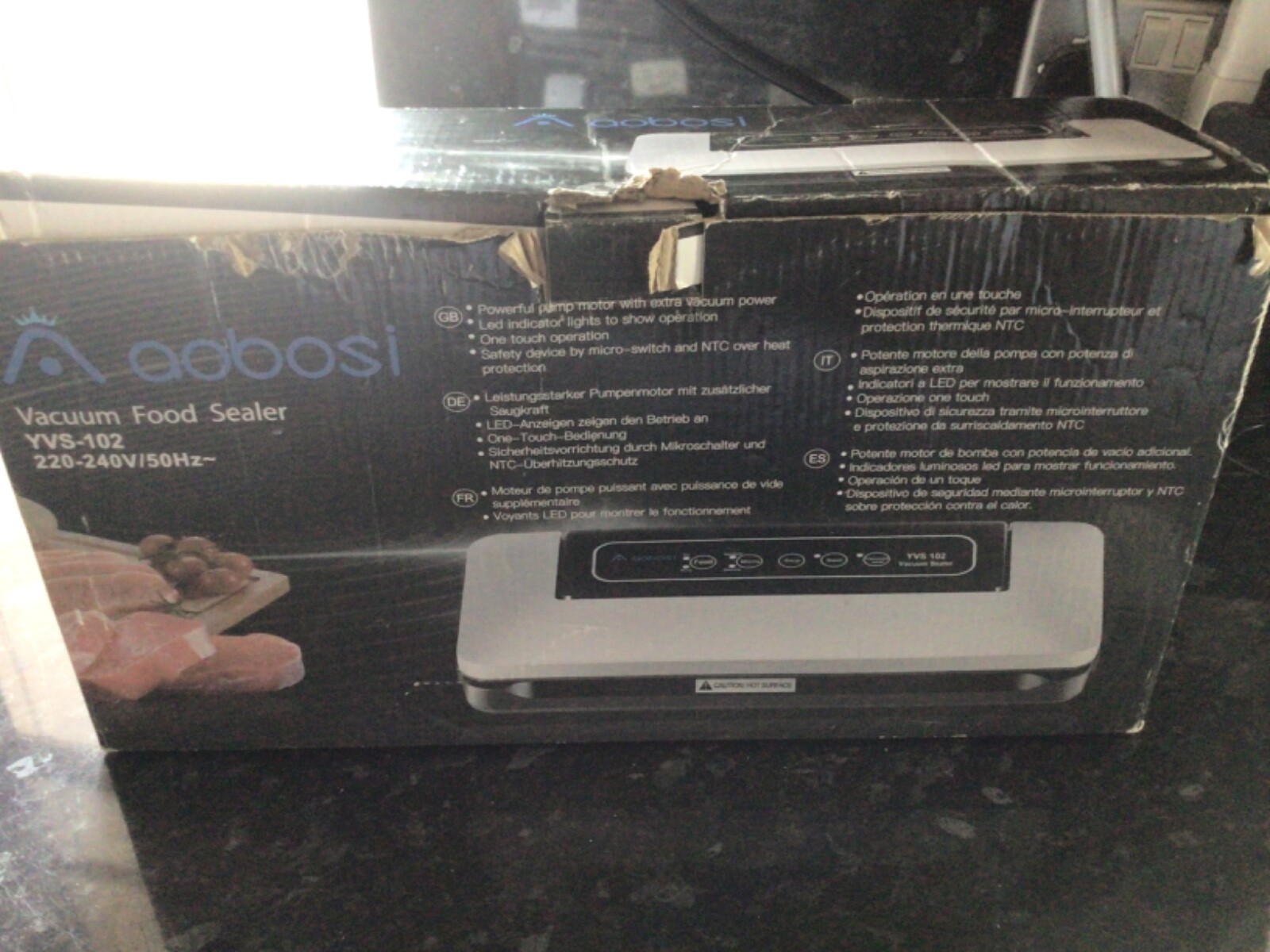 Aobosi Vacuum Food Sealer. Vacuum Sealer as pictures unused eBay