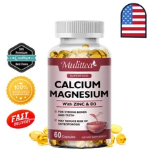 Calcium Magnesium Zinc with Vitamin D3 Strong For Bone Health Muscle Improvement