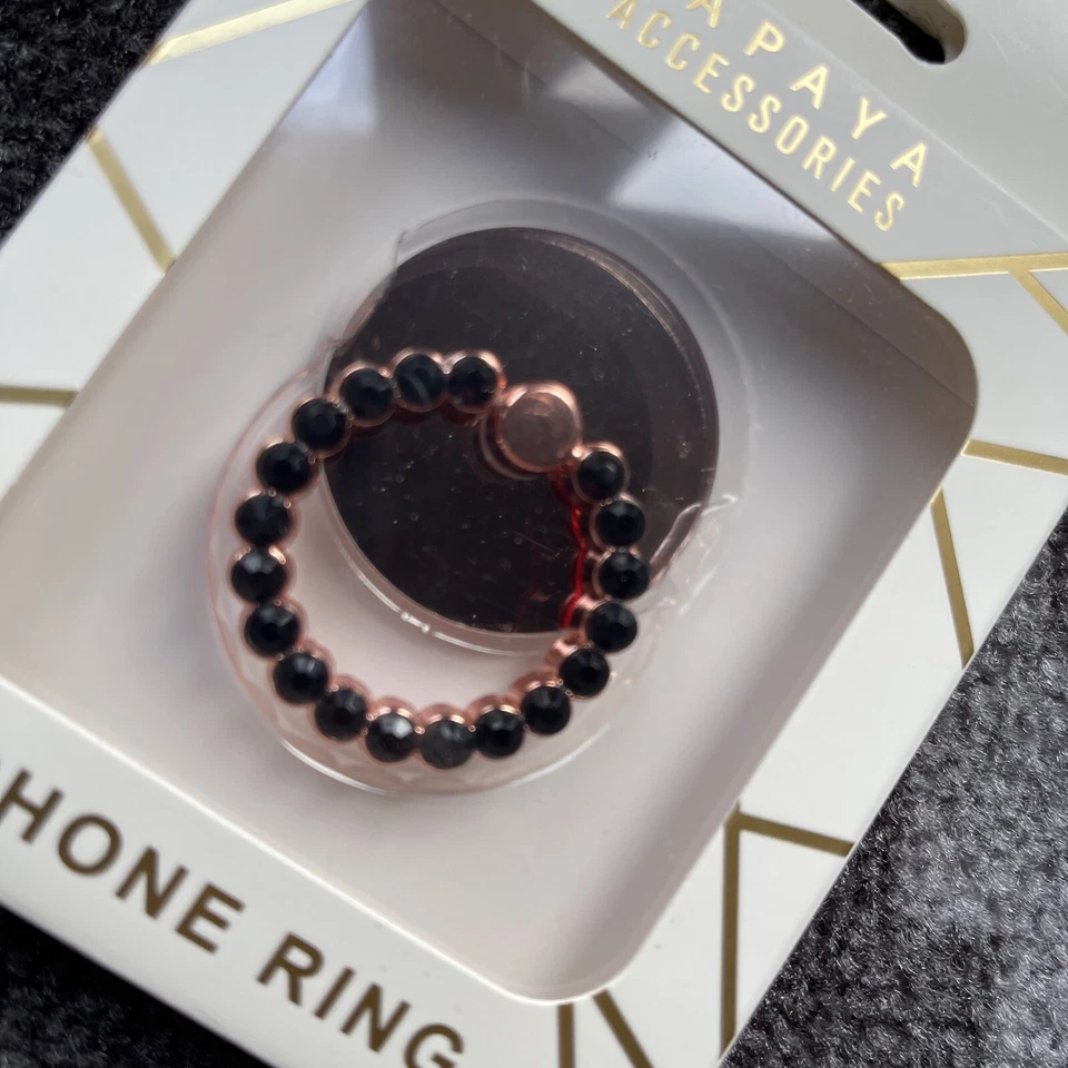 PHONE RING HOLDER DISC FINGER GRIP ROTATING STAND MOUNT FOR MOBILE PHONE - Image 3 of 3