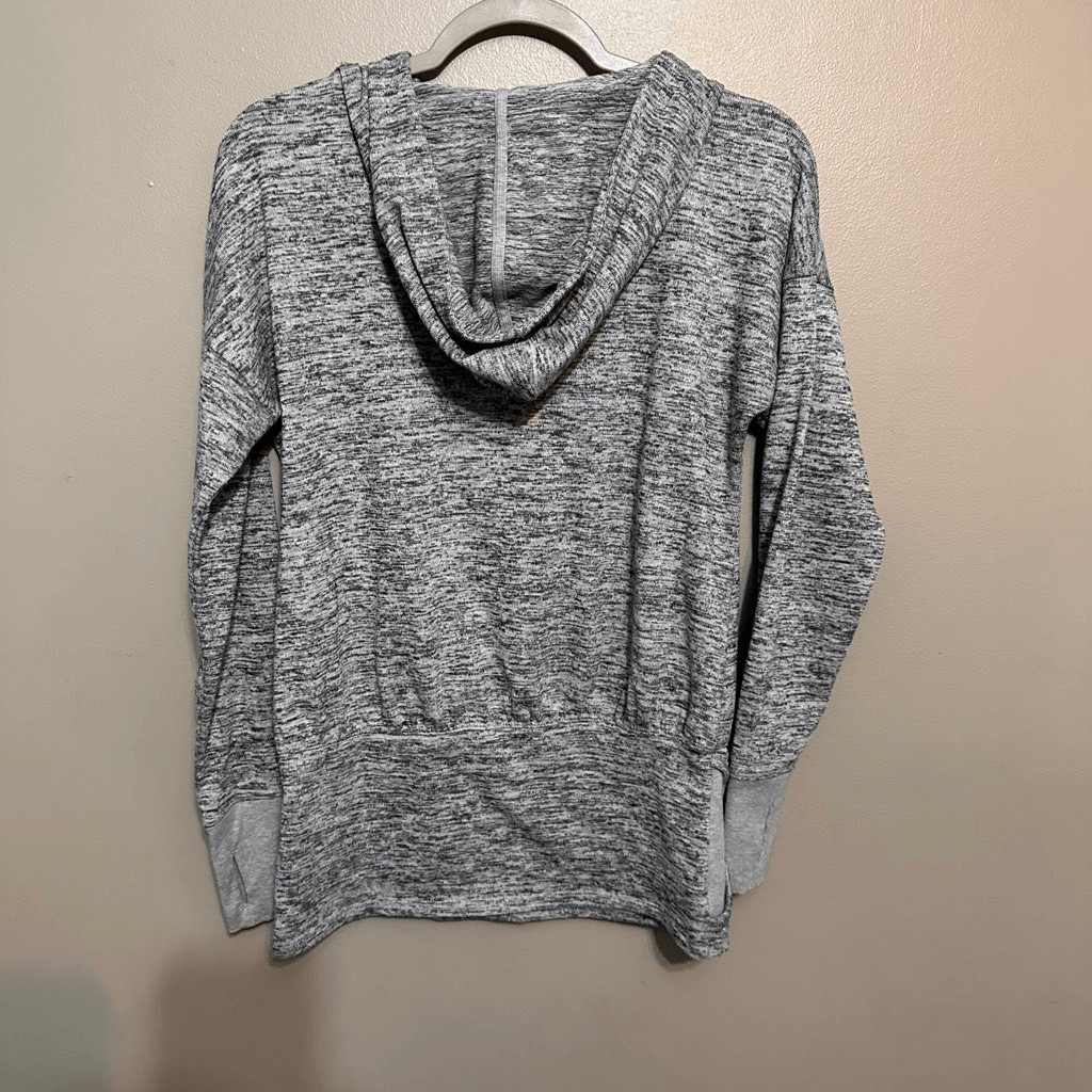 Athleta oversized gray pullover batwing hoodie si… - image 2