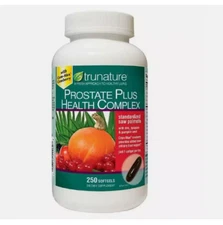 Trunature PROSTATE PLUS HEALTH COMPLEX 250 Softgels Saw Palmetto with Zinc