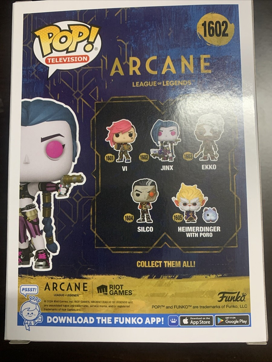 Funko Pop! TV: Arcane League of Legends - Jinx #1602 IN HAND