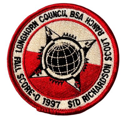 Vintage Longhorn Council BSA Midway Lodge 1005 Patch 1997 S10 Anniversary Scout