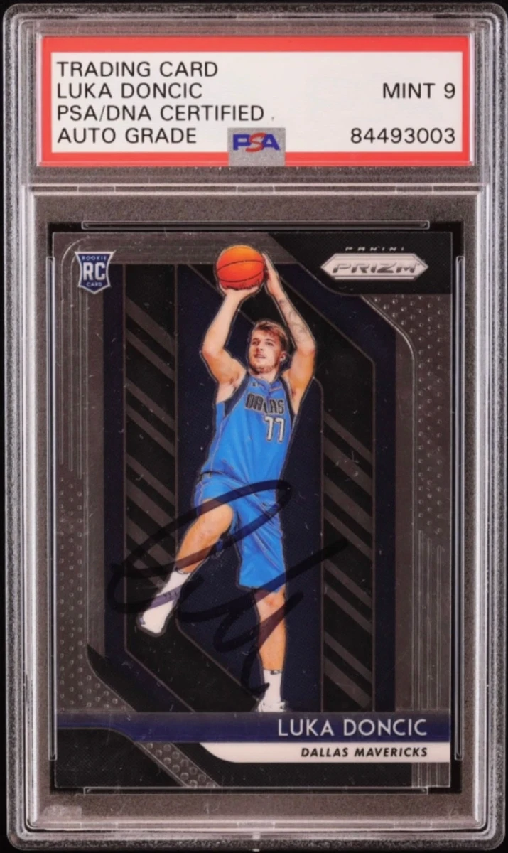 Luka Dončić 9 Graded Basketball Sports Trading Cards & Accessories