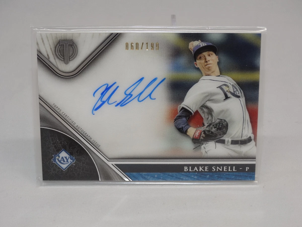 Blake Snell Baseball Serial Numbered Sports Trading Cards