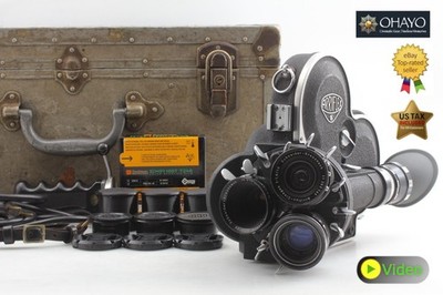 [N MINT Case] ARRI Arriflex 16 ST Movie Camera 10mm 25mm 50mm 3 Lenses FromJAPAN