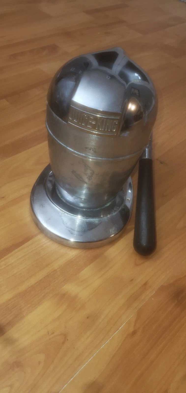 Vintage Operational Juice King JK-35 Manual Citrus Juicer USA Art Deco Style