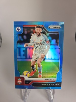 Adam Lallana /199 Blue Panini Premier League Prizm 2019-20 Liverpool 