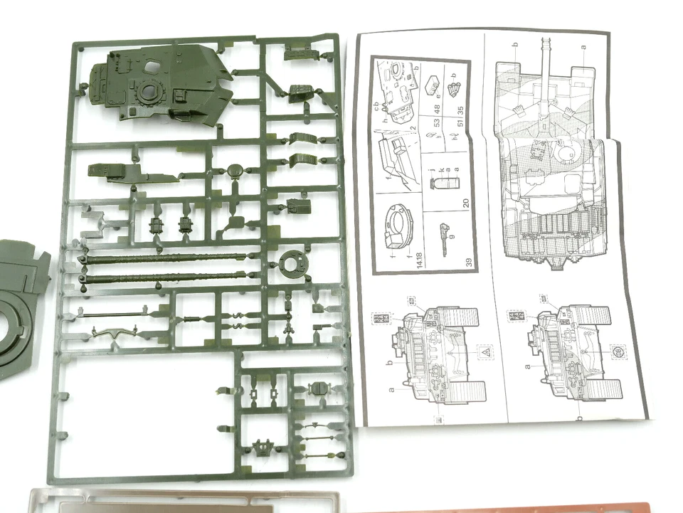 Matchbox 1:76 Challenger Model Kit model kit Panzer Tank GOOD CONDITION - Immagine 2 di 4