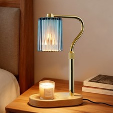 timer-functioned wax melting lamp, adjustable height, dimmable light  dual bulbs