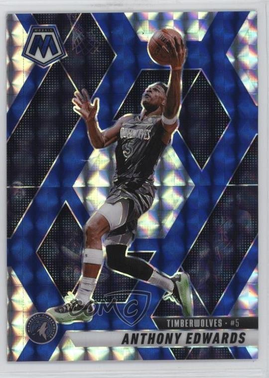 2024-25 Panini Mosaic Choice Blue Mosaic Prizm 32/45 Anthony Edwards #36 1oq1