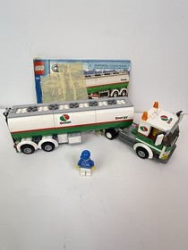 Lego City set 3180 Tank Truck Mostly Complete w Instructions and Minifigure