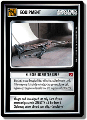 Klingonisches Disruptorgewehr - Blaze of Glory - Star Trek CCG 1E
