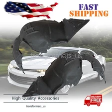 Front Left+Right Inner Fender Liner Set For 2016-2021 2022 2023 Chevrolet Camaro
