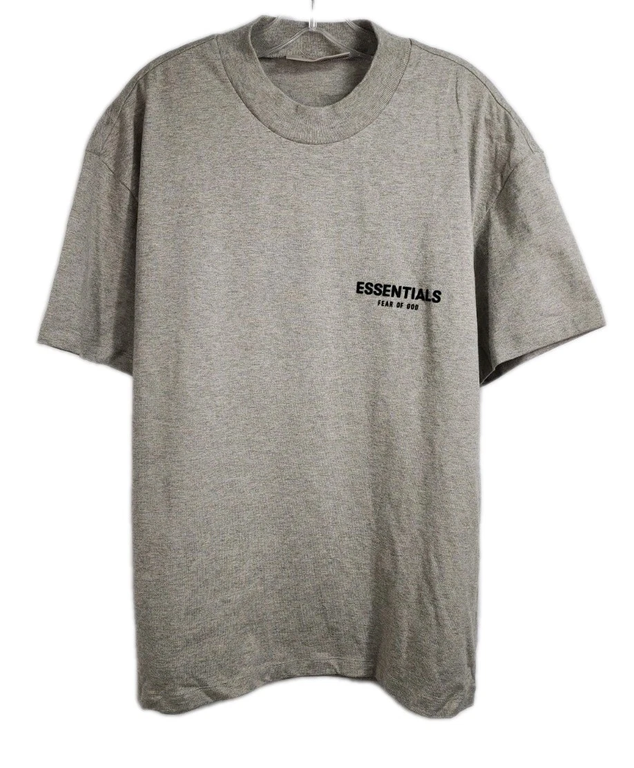 Camicia Essentials Fear Of God uomo taglia media avena scura manica corta
