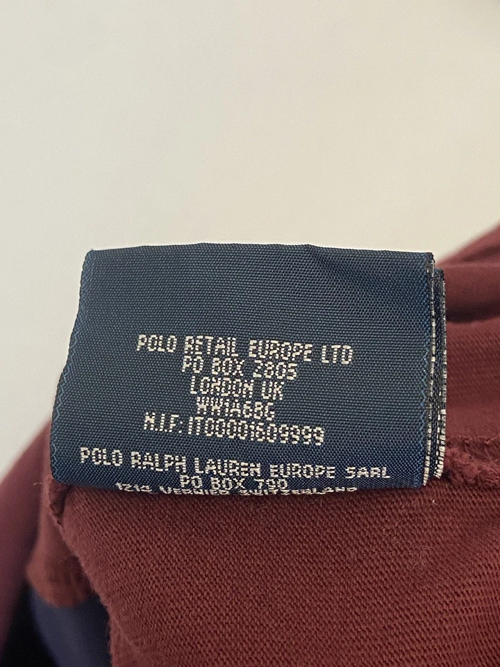 Vintage Polo Ralph Lauren Rugby Knit Padded Elbow Embroidered Shirt Youth Small - Image 4 of 4