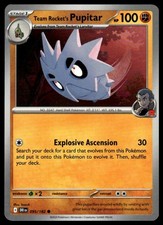 SV10: Destined Rivals #095/182 Team Rocket's Pupitar Pokemon tcg