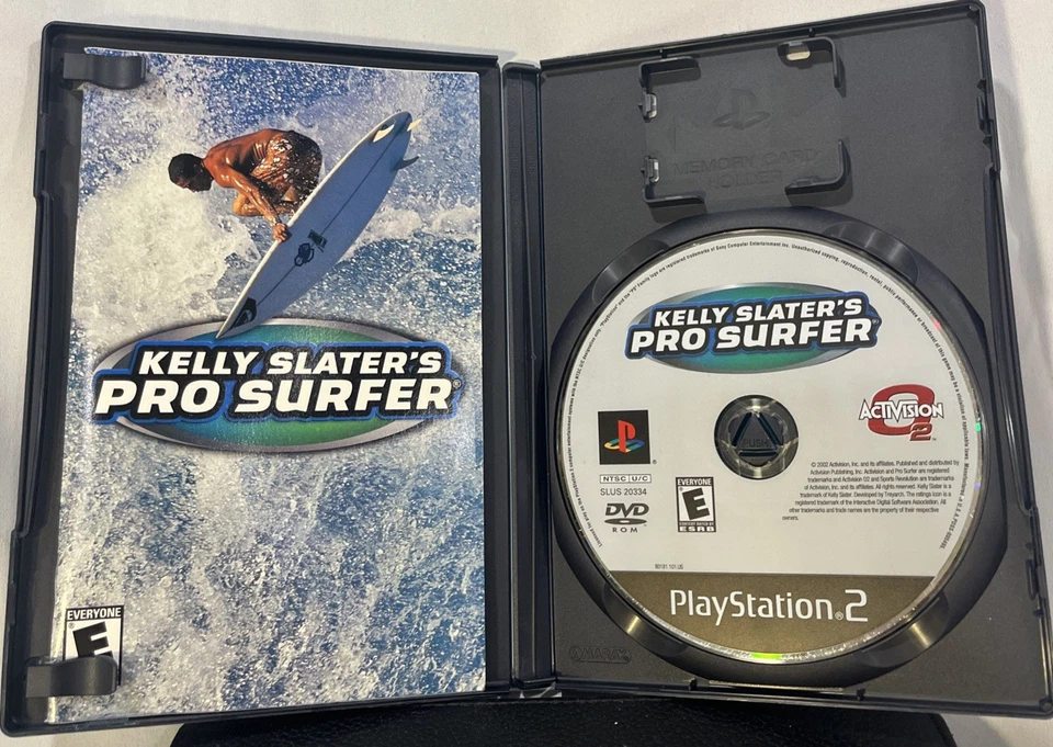 Kelly Slater's Pro Surfer Playstation 2 PS2 — в коробке с регистрационной картой! Проверенный НЕТРОНУТЫЙ - Изображение 2 из 3