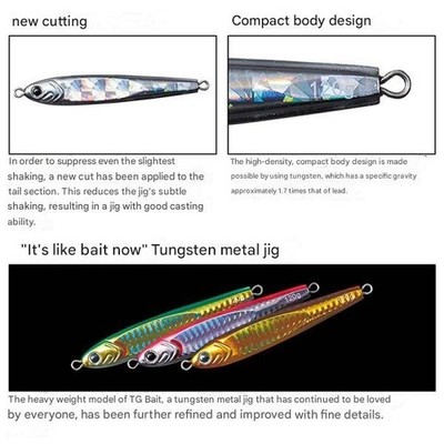 DAIWA SALTIGA TG BAIT Tungsten Metal Jig 180g Saltwater Jigging