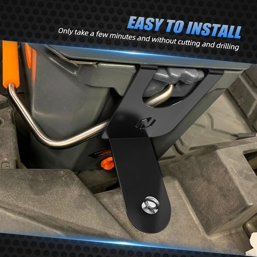 Kühler Halterungen Für Polaris RZR XP 1000 2015-2020 2021 Ozark 26qt Cooler - Picture 7 of 12